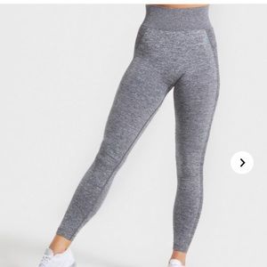 Gymshark Pants - Gymshark Flex High Waisted Leggings Charcoal/Teal Gymshark Pants - Gymshark Flex High Waisted Leggings Charcoal/Teal